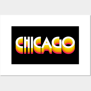 Chicago / Retro Style Typography Design Posters and Art